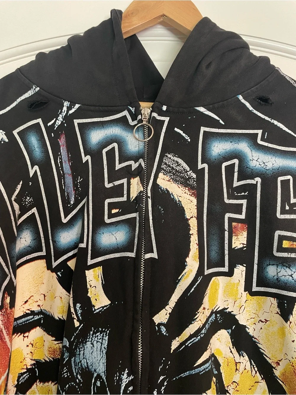 Vale Forever Valley Fest Spider Zip Up Men’s Hoodie XXL NWOT